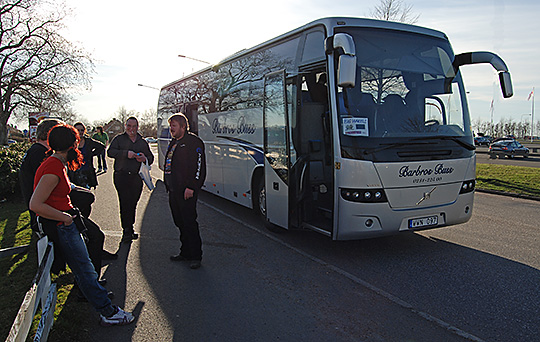 Big Wheels Malung på  bussresa till Custom Motror Show på Elmia i Jönköping